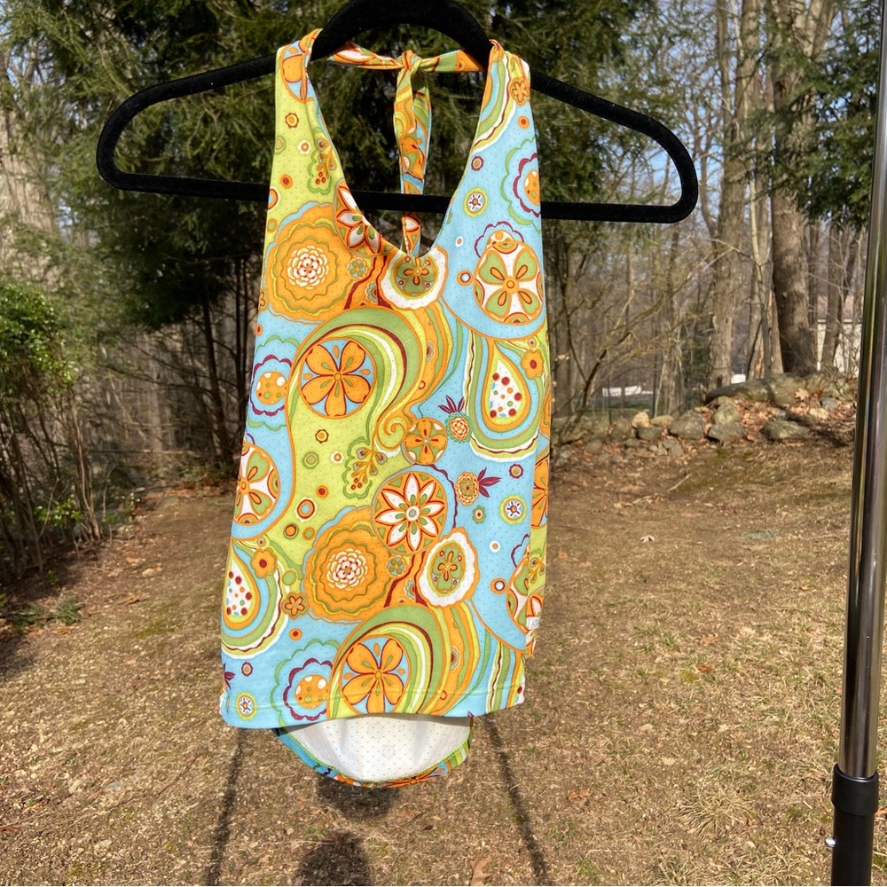 Athleta floral halter top